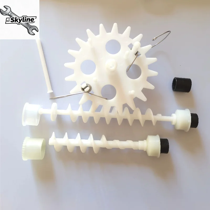 Instant hot drink machine Coffee machine Powder box Material box Push powder cover Push powder rod gear accessories