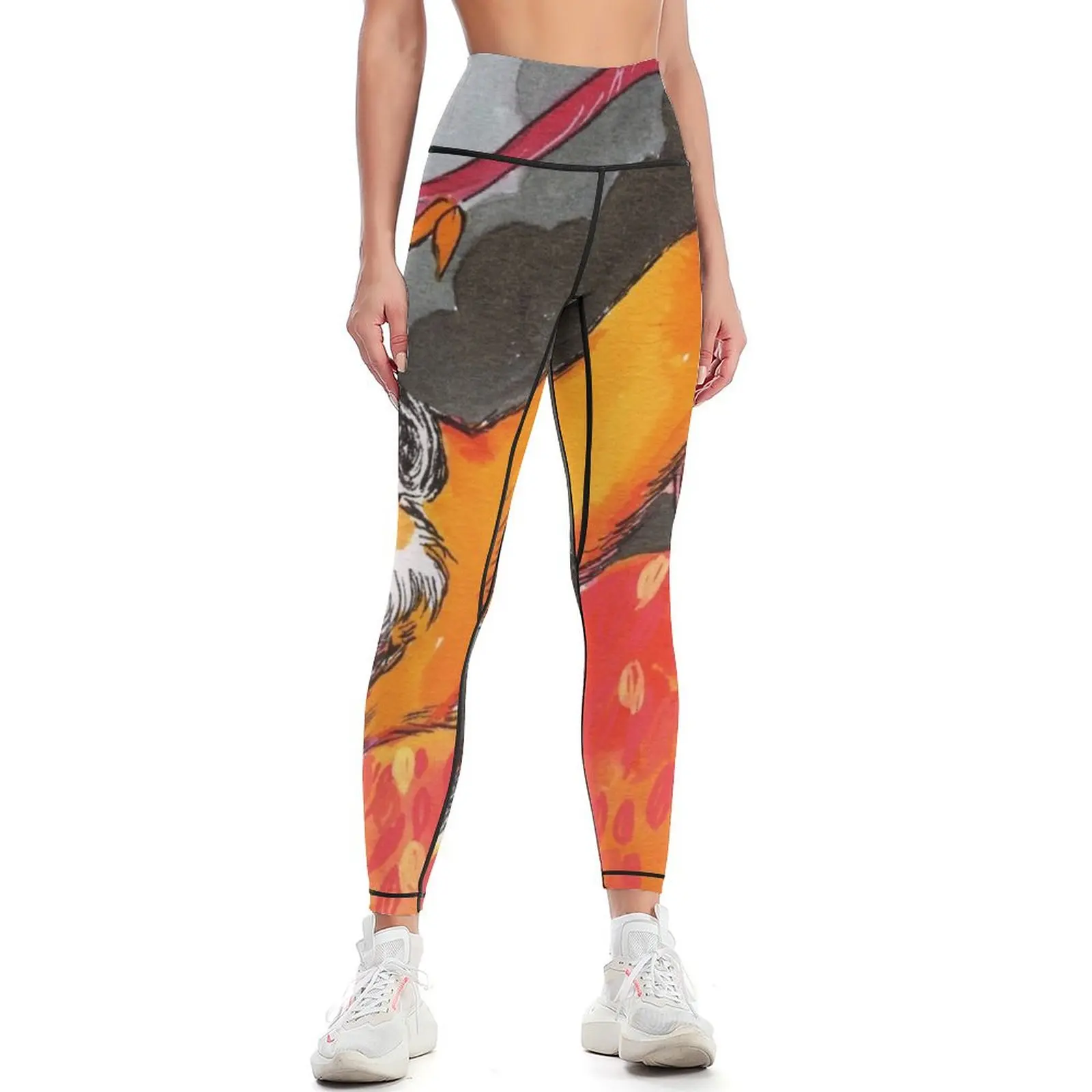 Self destruct Fox Leggings Fitness's gym clothes Pants sport sportswear woman gym 2024 sporty woman gym Womens Leggings