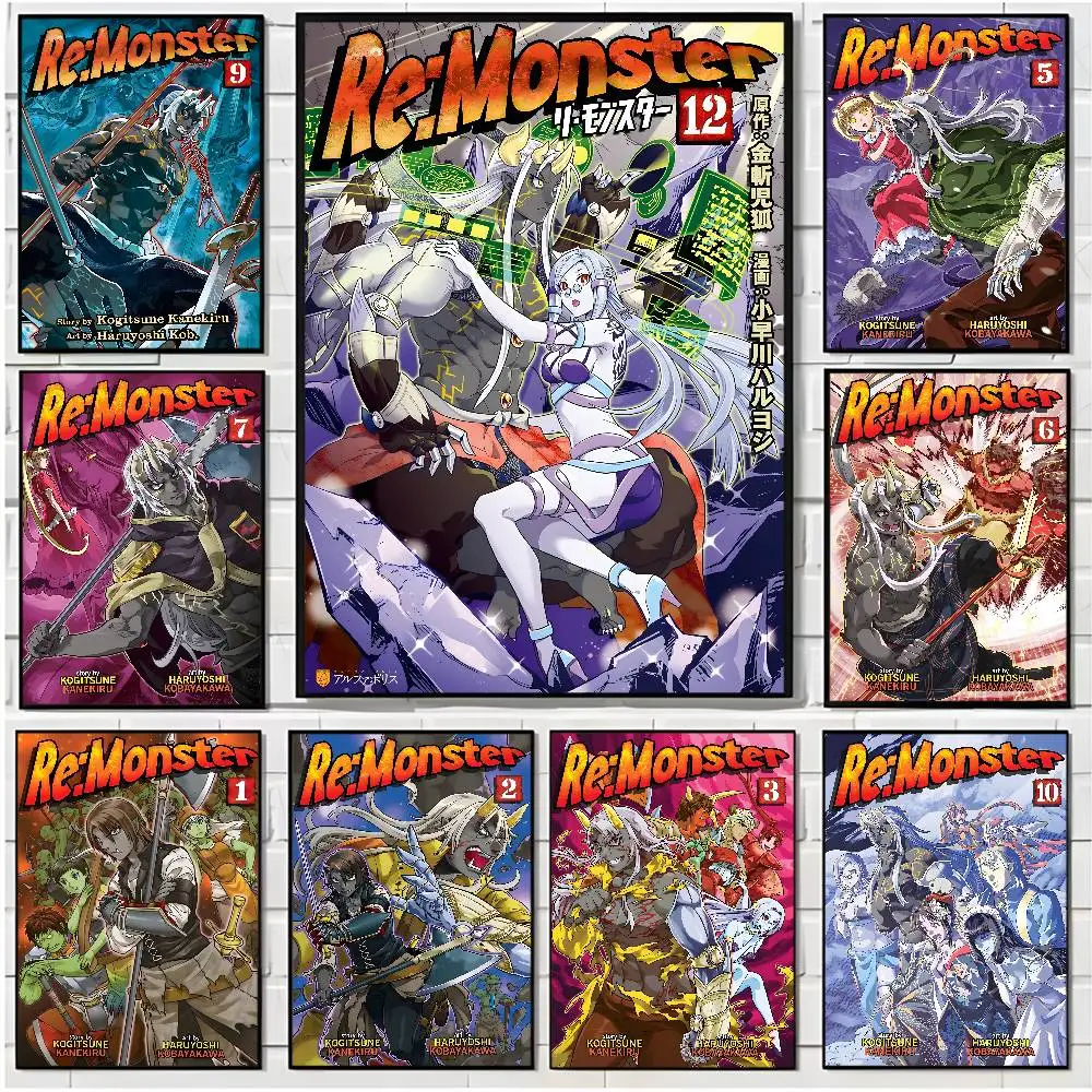 

R-Re M-Monster Poster HD art poster for home living room bar office decoration sticky waterproof