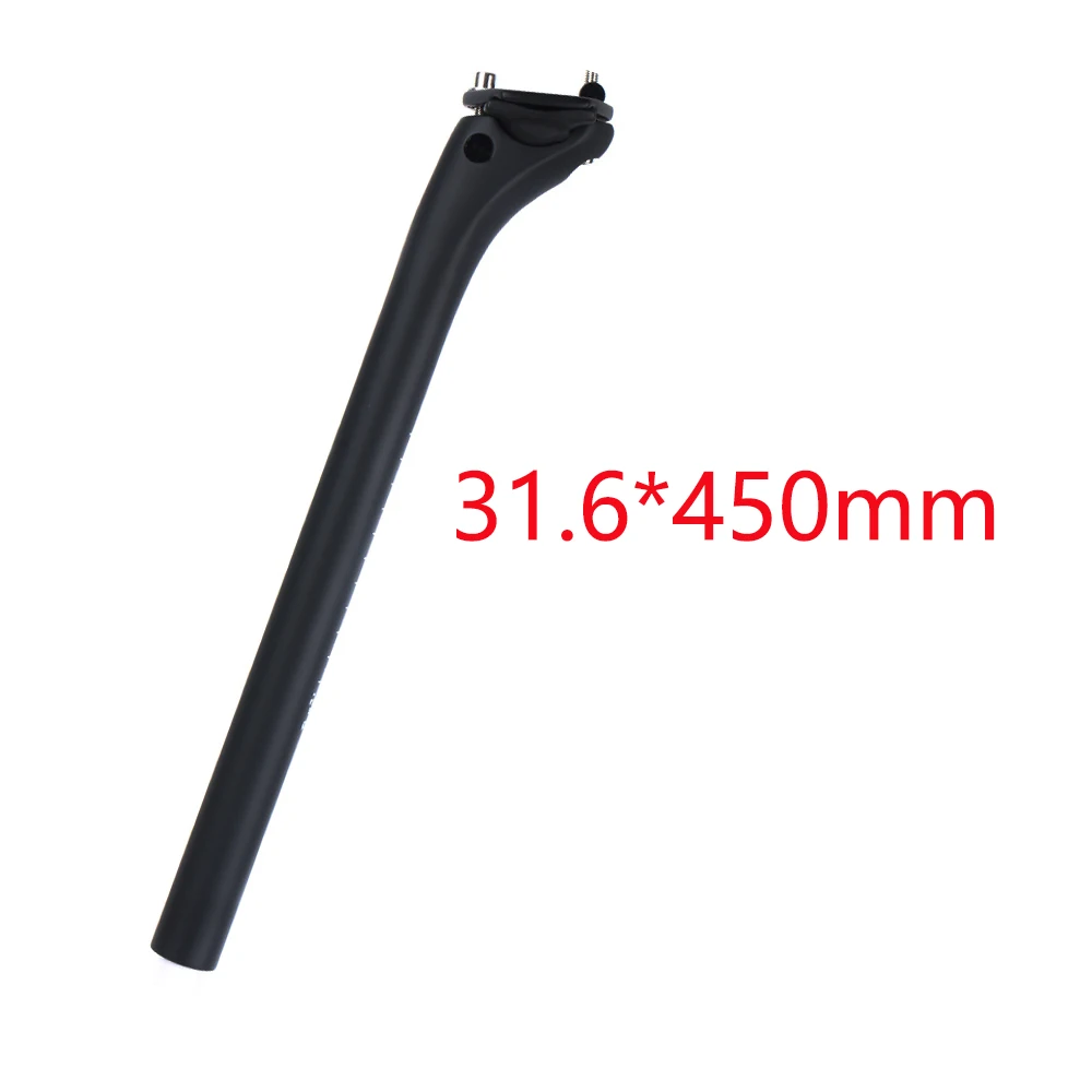 Neue Carbon Sattelstütze Mountainbike Sattelstütze Rennrad Sattelstütze Offset 20 Fahrrad Teile 25,4/27,2/30,9/31,6*350/400/450mm