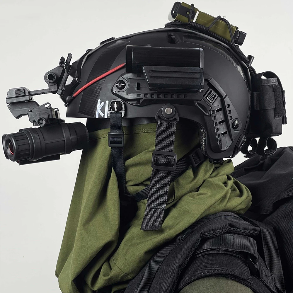 Tactical COD Call of Duty Helmet Set with Night Vision Goggles Model Survival Light Game Mask Airsoft Helmet for CS Role Playing