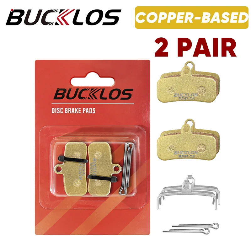 BUCKLOS Fiets Remblokken voor SHIMANO N03A H03A D03S MTB Road Fiets Hydraulische Schijfremblokken slijtvaste Fietsen Schijfremblokken