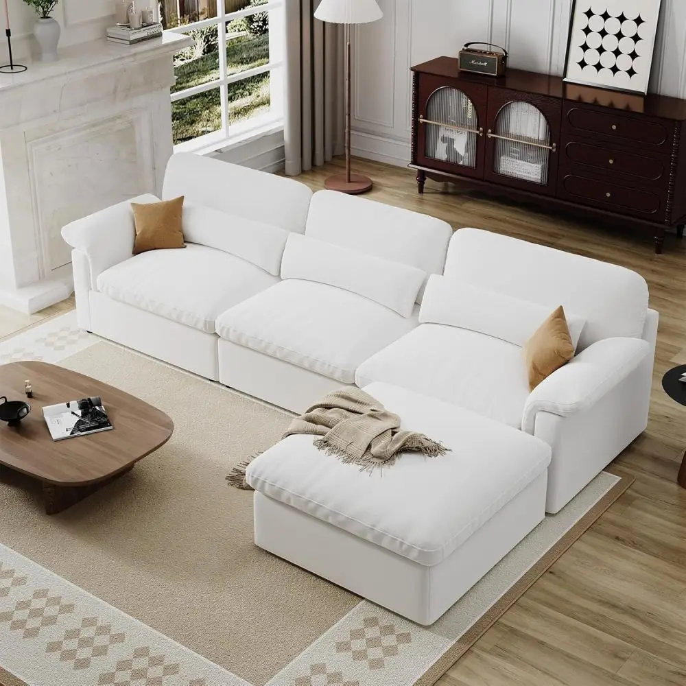 

Modular Sectional Sofas Set Fabric Furniture Vacuum Pack Compression Living Room Boneless Couch Box Compressed Sofa