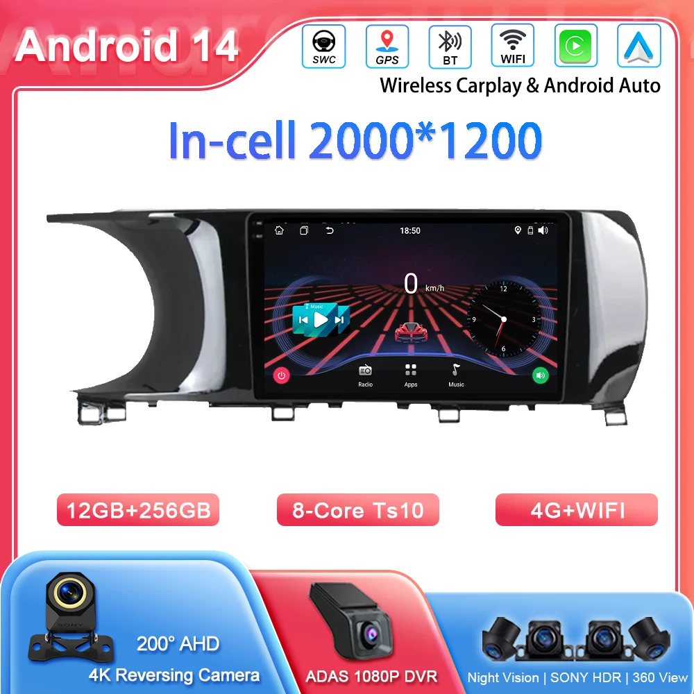 

Автомобильный DVD Android 14 для KIA K5 3 III 2020 2021, авторадио, стерео, мультимедийный плеер, GPS-навигация, сенсорный экран, головное устройство NO 2Din