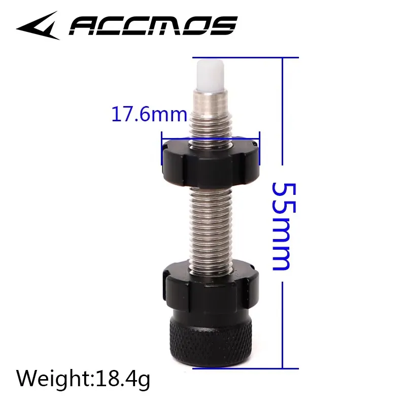 Vidalı Okçuluk Yastık Piston Basınç Düğmesi Ayarlanabilir Bakır iplik ankraj vidası Olimpik Yay Aksesuarları Donanım