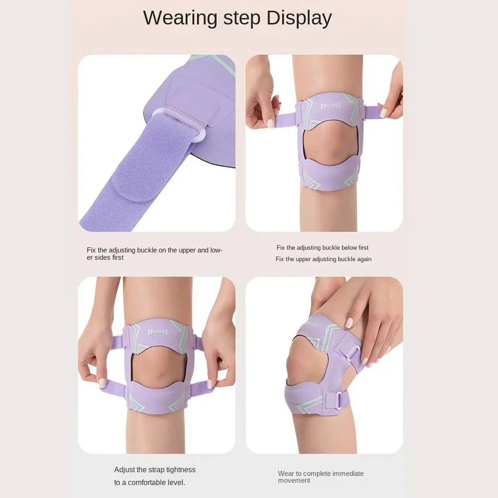

Adjustable Knee Brace Shock Absorption Protection Knee Patella Support Joints Protector High Elastic Knee Protection Booste