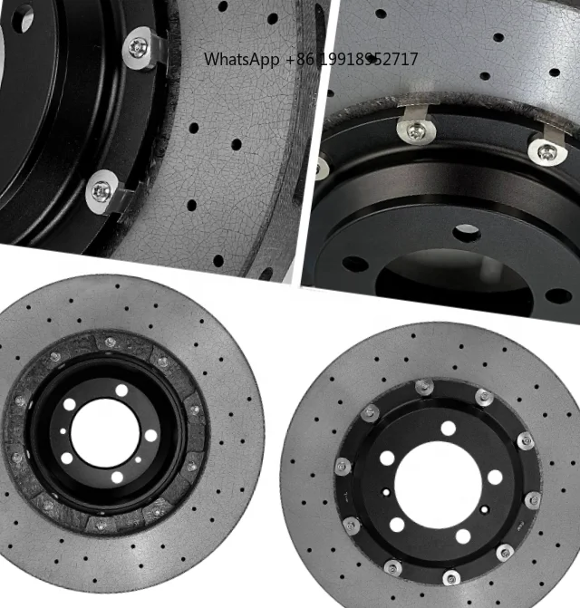 Car Front Carbon Ceramic Brake Disc 355mm  Caliper Kit for CLA 45 CLE 53 GT 50 SL 63 W206 W214 C236 AMG JJ1334