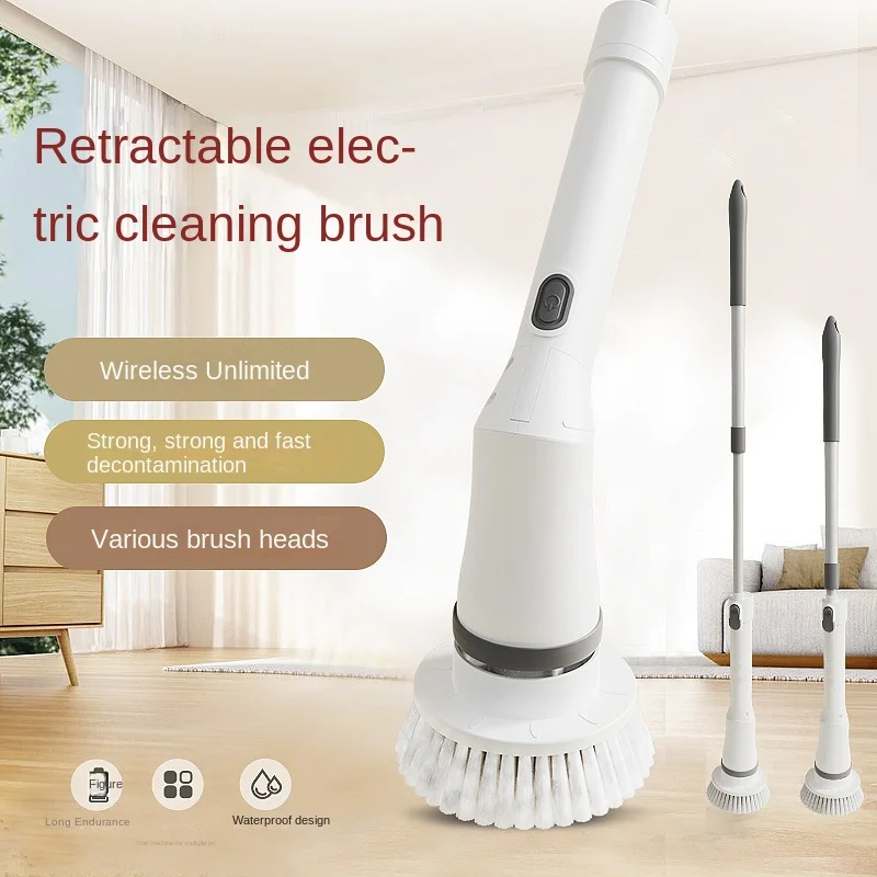 

Popular multi-functional electric cleaning household bathroom floor, corner crevice, rain room glass brush artifact 물걸레