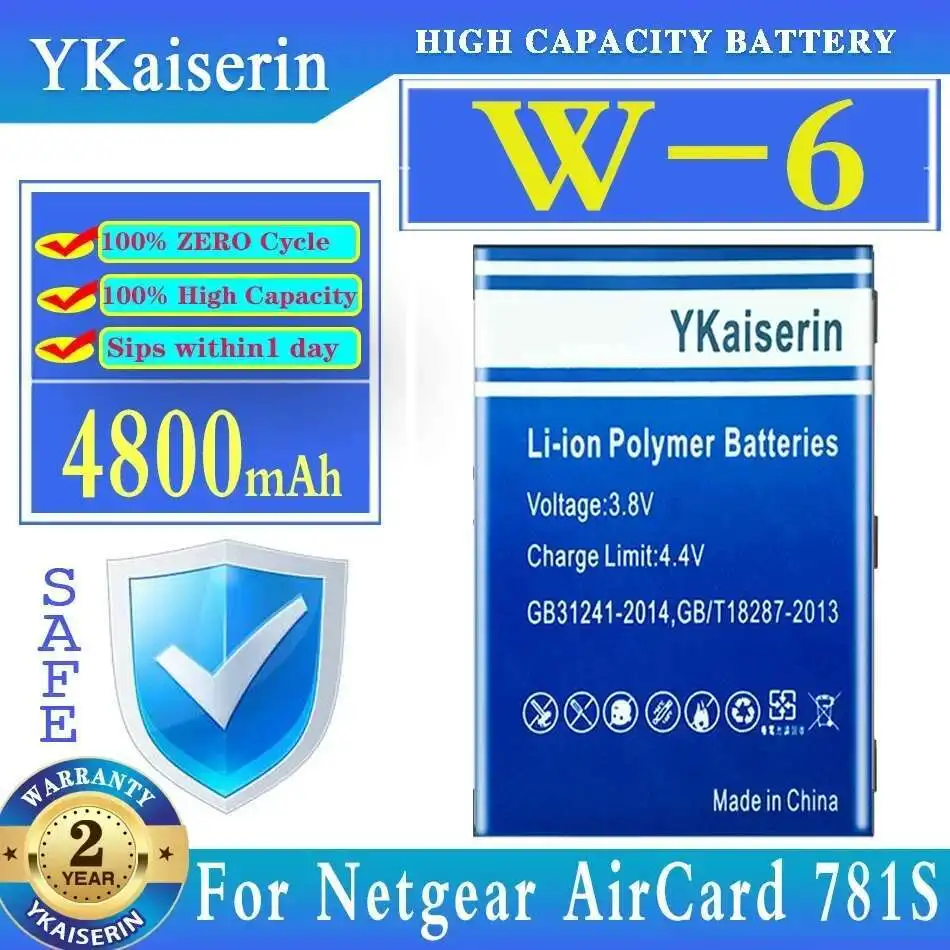 

Router Battery W-6 For Netgear Aircard 781S Stable 4800Mah