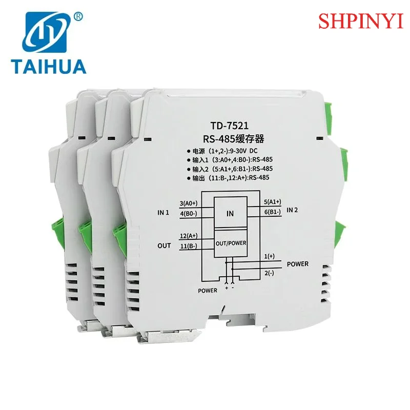 Imagen 5: Repetidor Aislado Cachado RS-485 Señal amplificada y aislada