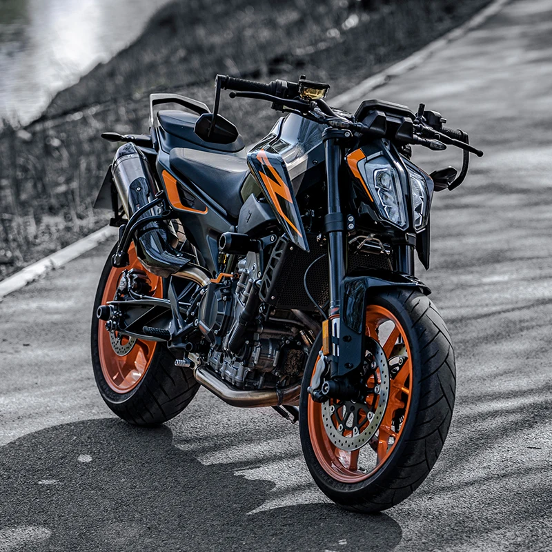 Digunakan untuk KTM DUKE 790 stiker cetakan pola garis sepeda motor Kit Fairing Aksesori Sepeda dekorasi stiker pelindung