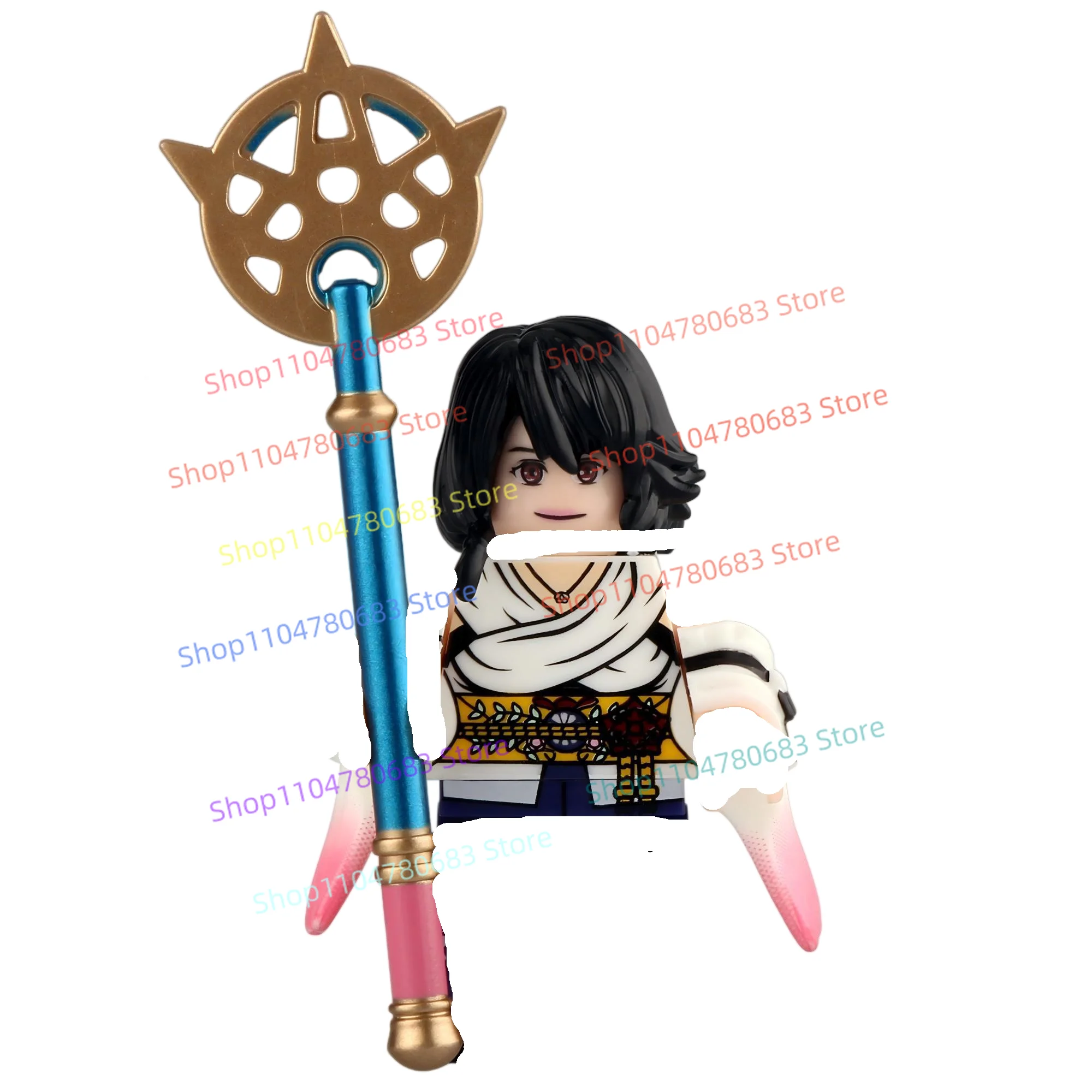 Mini bouwstenen schattig meisje figuur MOC assemblagemodel cartoon anime speelgoed huisdecoratie vakantie cadeau collectie