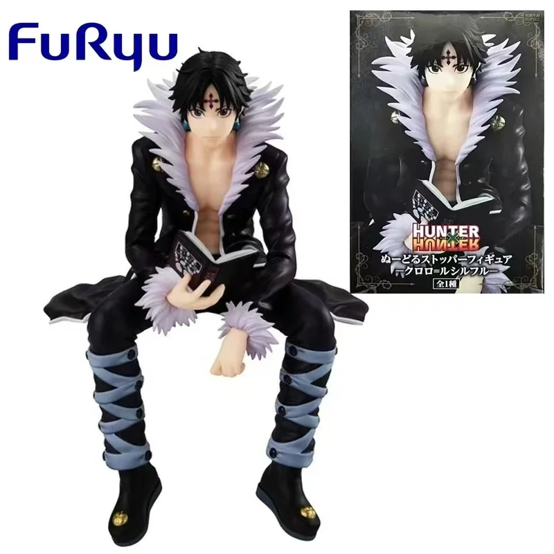 

Оригинальная фигурка FuRyu Hunter Hunter 15 см Chrollo Lucilfer Brigade Commander Noodles Press, модель куклы, игрушки, подарки