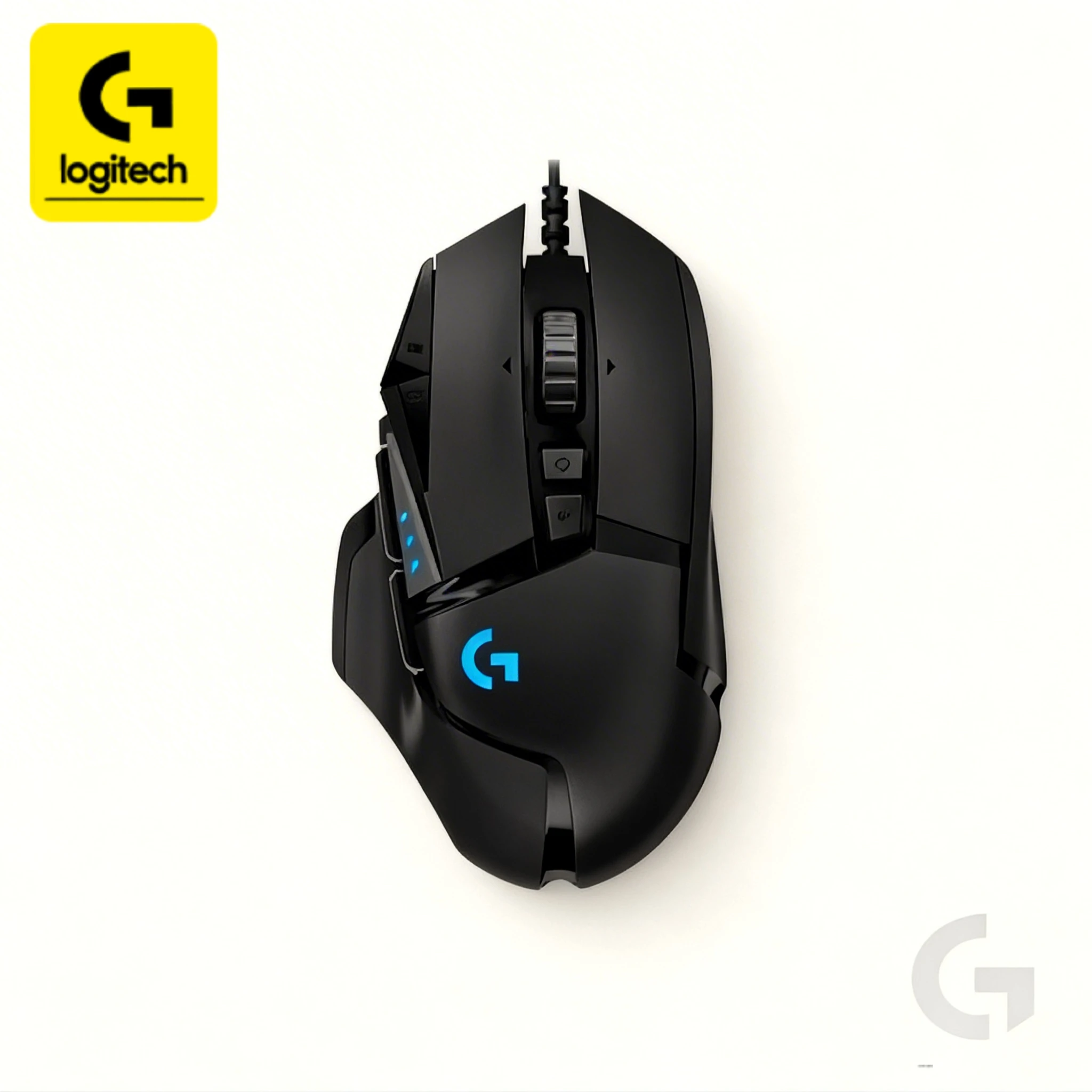 Logitech G502 mouse, low latency and no stuttering, high-precision positioning, compatible with desktop computers