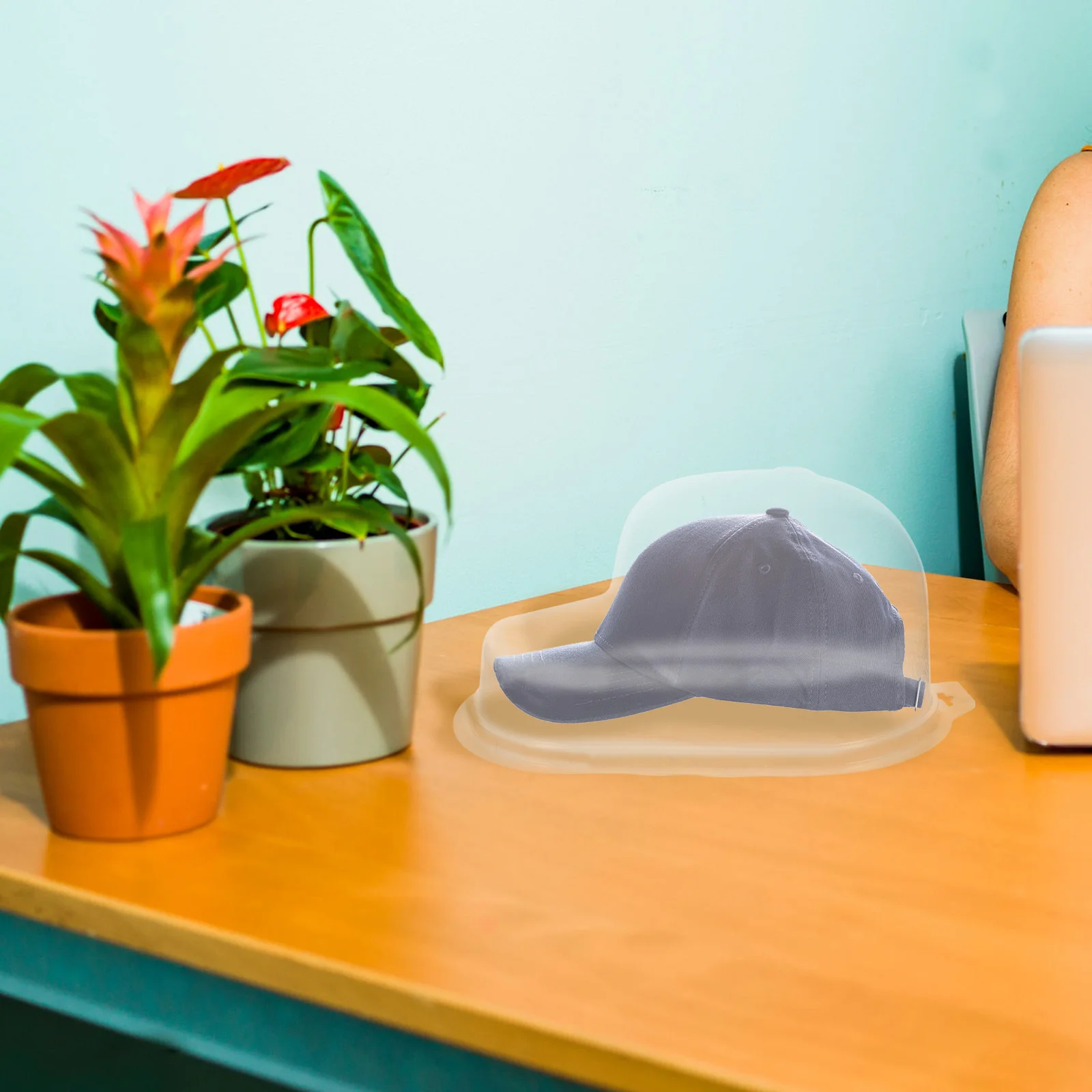 

5Pcs Hat Holders Plastic Cap Support Stand Hat Display Holder for Retail Store Baseball Cap Shaper Caps Display Supports