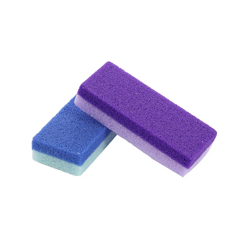 Piedras pómez para pies, limas para pies, eliminador de callos y piel muerta, depurador de talón, pies suaves en segundos, herramienta exfoliante de pedicura, color morado