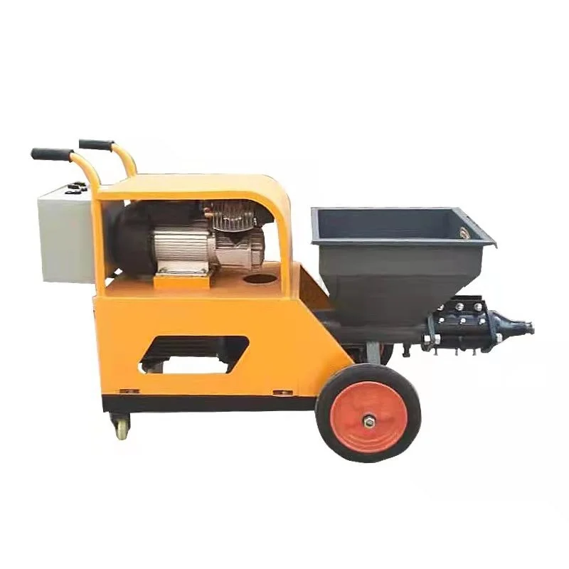 Máquina multifuncional de reboco de parede de argamassa de cimento, máquina de pulverização de argamassa totalmente automática, artefato de pintura em spray