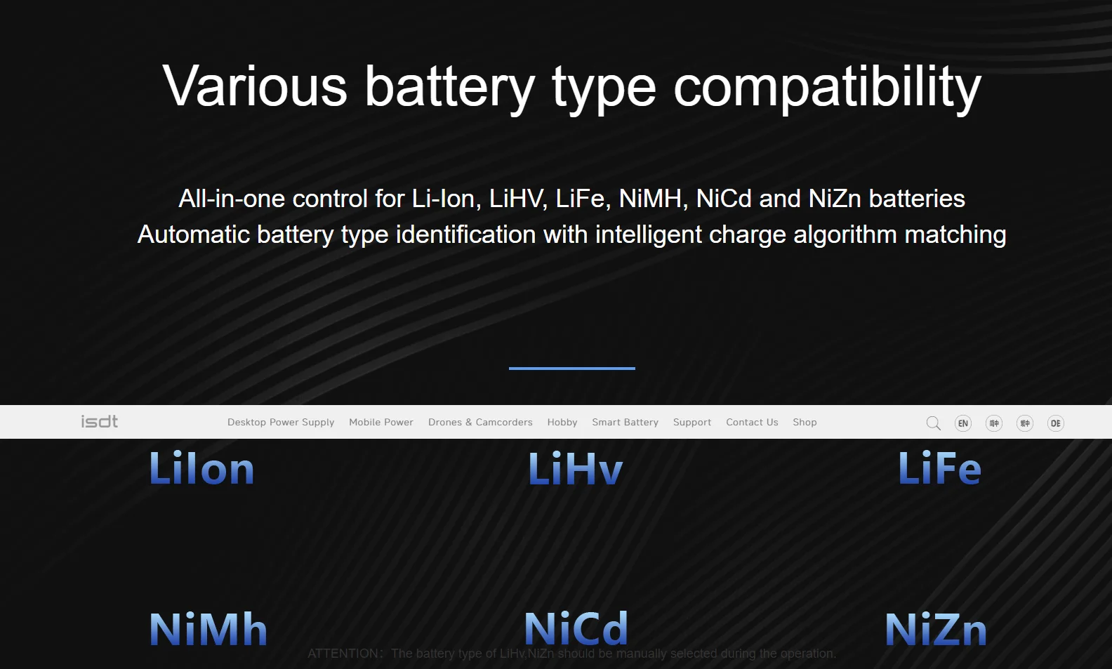 ISDT N8 N16 N24 Multi-Channel Fast Charger for Lithium Nickel-Hydrogen Nickel-Cadmium Batteries - Single Channel