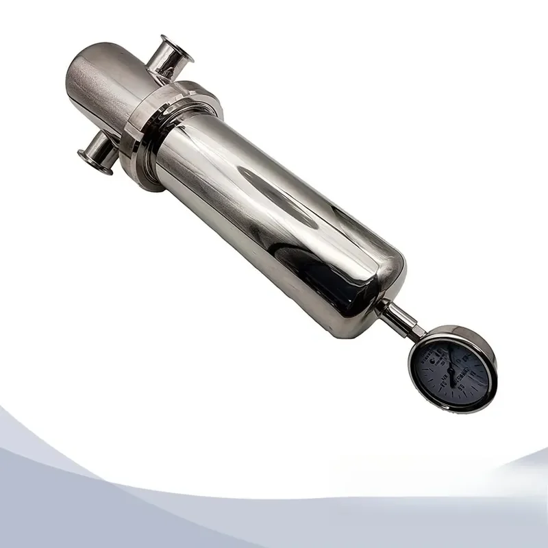 Cost-effectively 2Inch TC 64MM Sanitary Stainless Steel 316L Liquid Filtration Steam Filter Housing with PTFE Inside Element