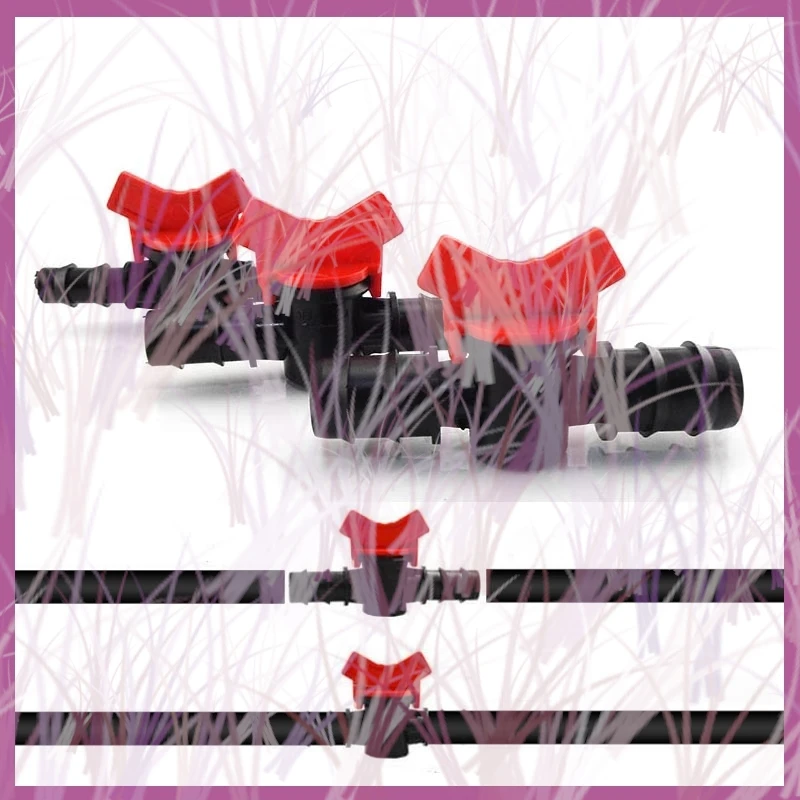 16mm 20mm 25mm Garden Water Tap Drip Irrigation Mini Switch Valve Waterstop Connectors Hose Adapter Home Garden Greenhouse B2