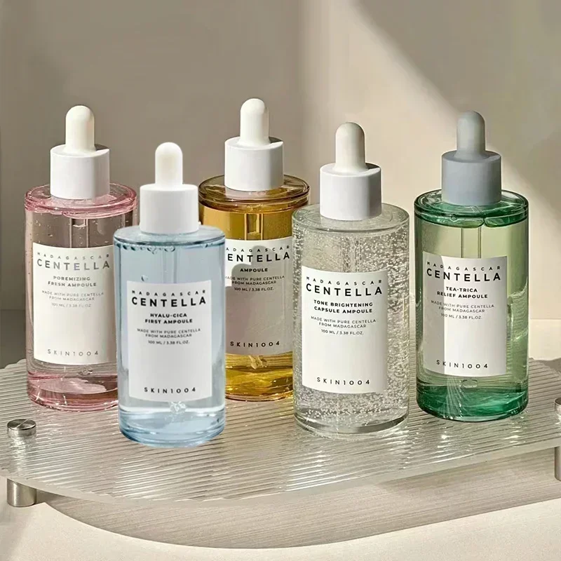 Skin1004 Madagascar Centella Asiatica Ampolla Esencia Facial Hidratante, Hidratante, Iluminador y Nutritivo Cuidado Facial