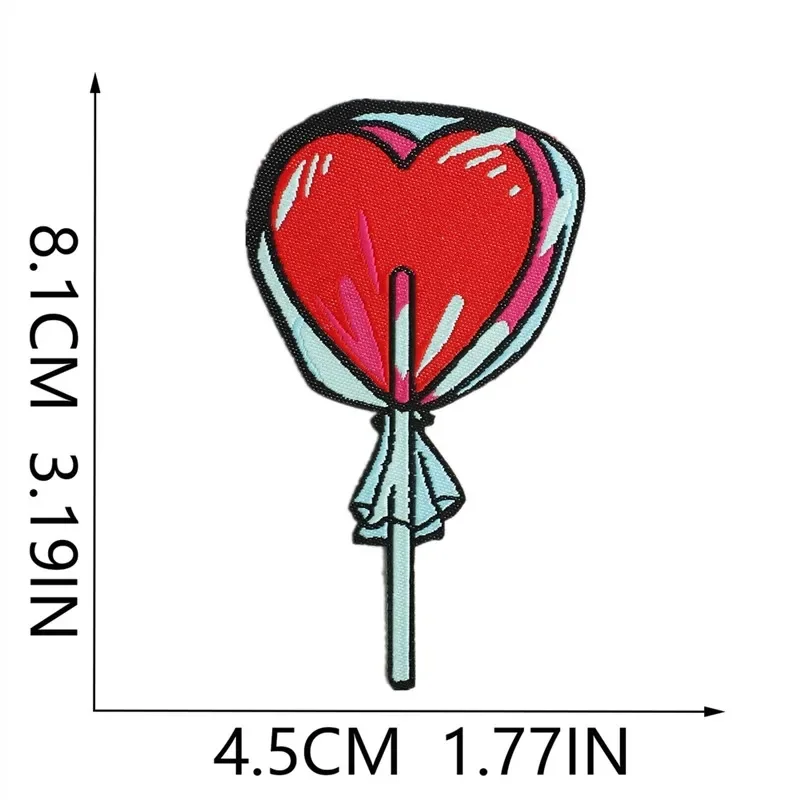 Вышитая нашивка, железные нашивки для одежды, карманные леденцы, наклейки на одежду, тканевое шитье, термоклейкая аппликация, плавкая