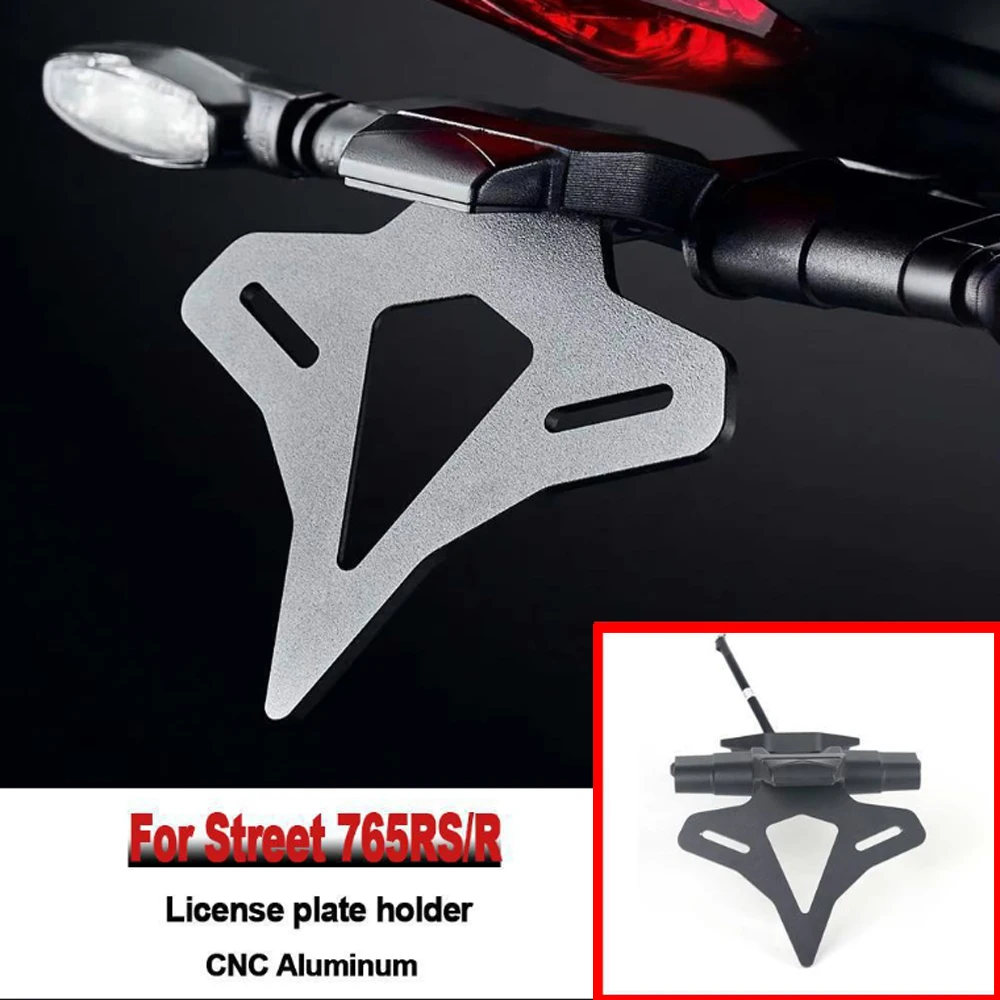 

﻿ New Motorcycle Rear Short Tail Stock Tidy License Plate Holder Tailstock Bracket Kit For Street 765RS 765R 765 RS 765 R