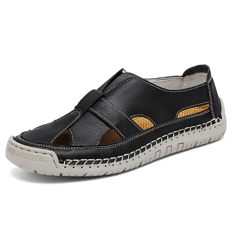 New Summer perforated sandals for women, breathable casual shoes for couples, casual beach shoes for women, plus size shoes