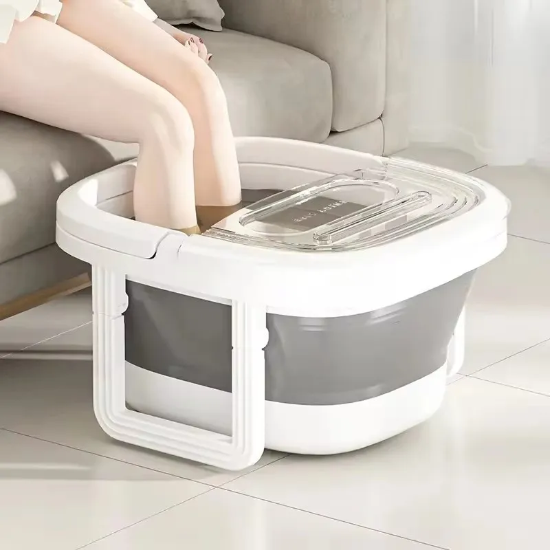 Foldable Foot Bath Bucket Massage Foot Wash Basin Home Laundry Tub Bucket Children\'s Foot Bath Basin Portable Foot Soak Foot Tub