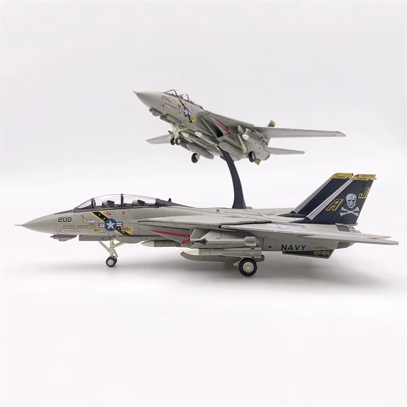 1/100 Scale U.S. NAVY Army F14D F14A F-14 VF-31 Simulation Diecast Metal Alloy Tomcat Fighter Aircraft Airplane Model Boy Toy