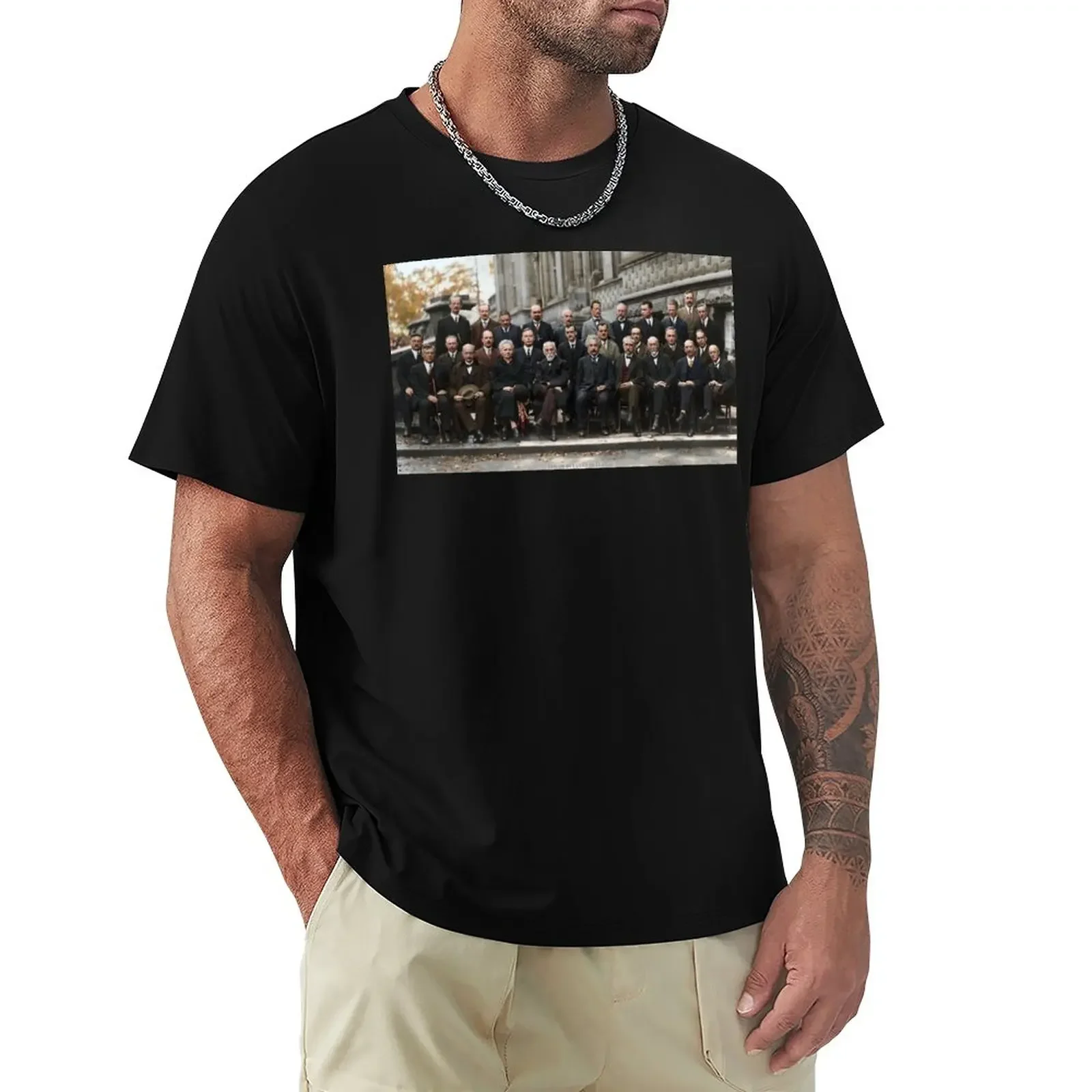 Solvay conference 1927 poster - without names T-Shirt