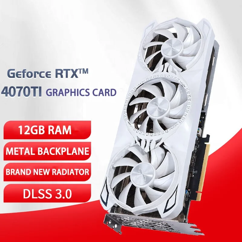 New GAINWARD GeForce RTX 4070Ti GDDR6X 12G OC for Computer/Gaming/Desktop RTX 4070 Ti DLSS 3 Fashion Design Efficient Radiator
