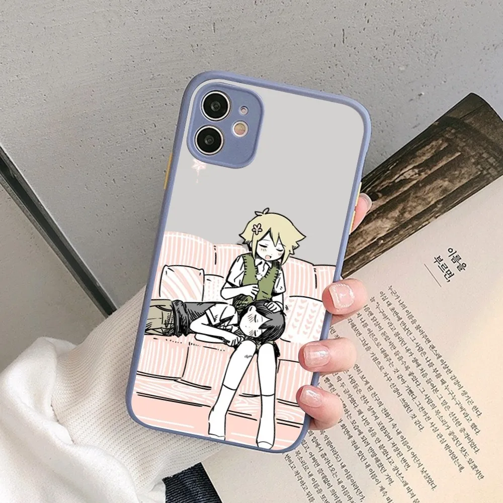 Game Omori cartoon Phone Case for iPhone 14 11 12 13 Mini Pro Max 8 7 Plus X XR XS MAX Translucent Matte Cover