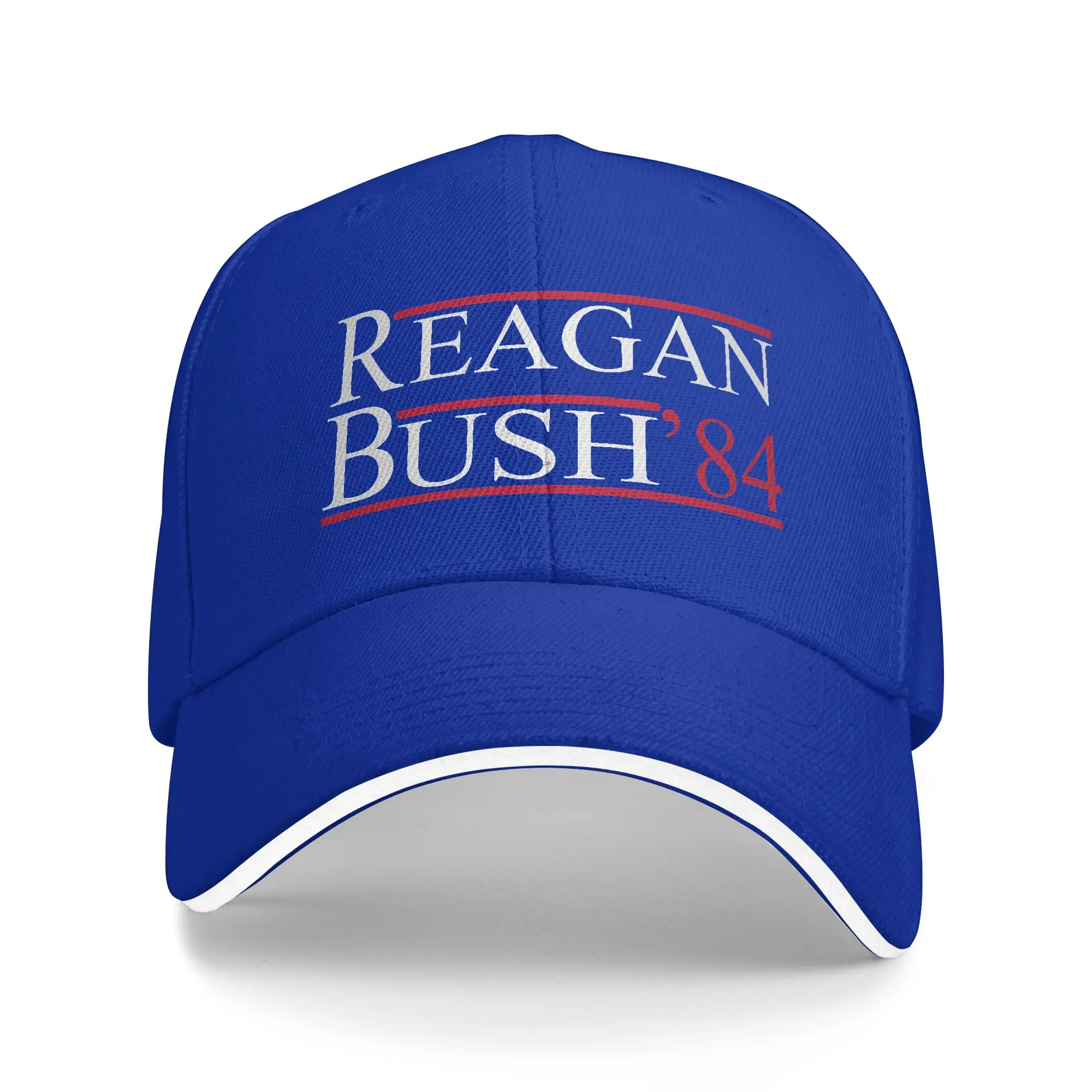 Reagan Bush 84 Law and Order Sandwich Cap Men Women ,Sport,Baseball Cap  Hats Adjustable Snapback Caps Sun Caps Autumn Hat