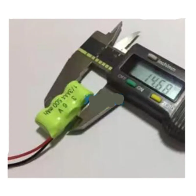 Bloco da bateria recarregável para o telefone, 3.6V, 1/3AAA, 500mAh, NI-MH, 2 PCes pelo lote