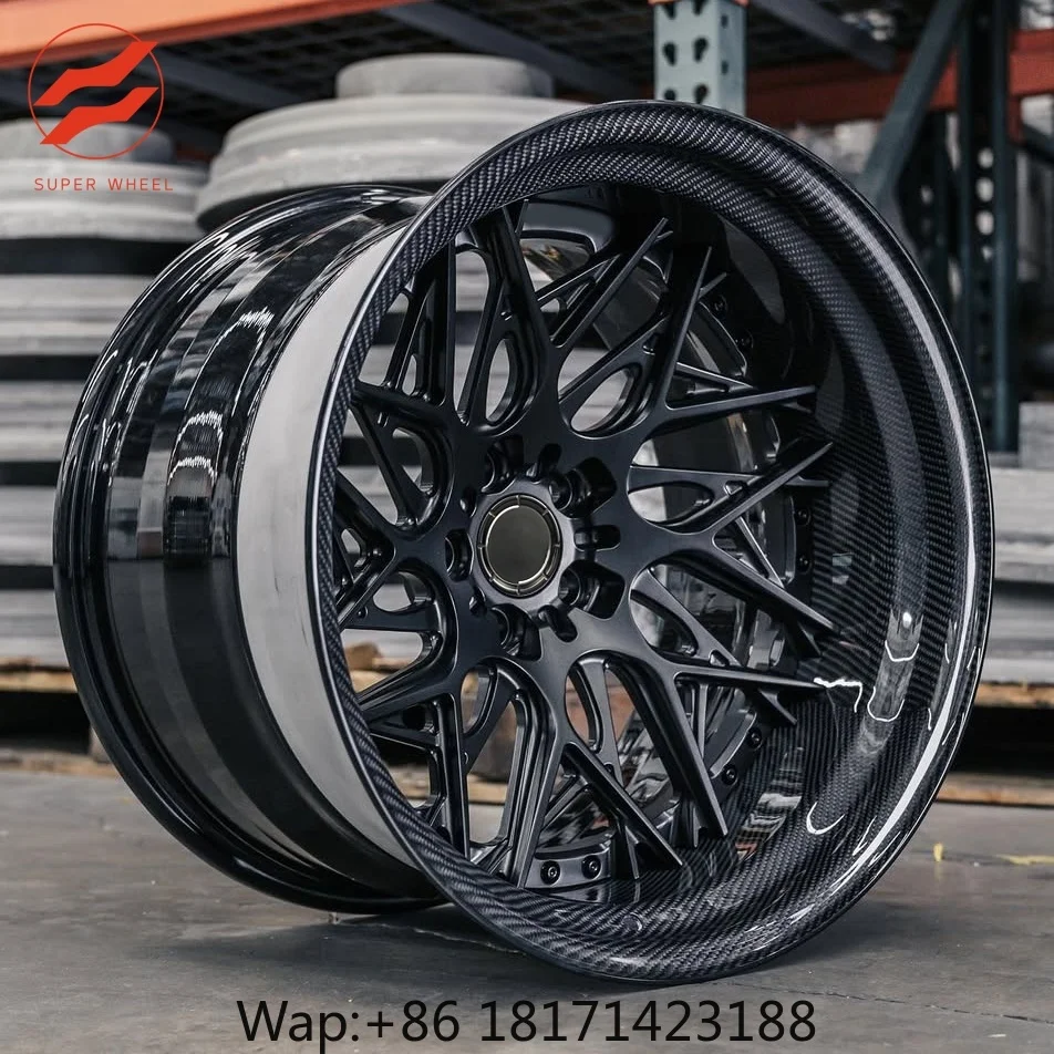 Хит продаж: Кованые трехсоставные диски Custom Trinity в стиле RFG21 с сетчатым дизайном для Lamborghini Urus, Ferrari F8, Model S Plaid.