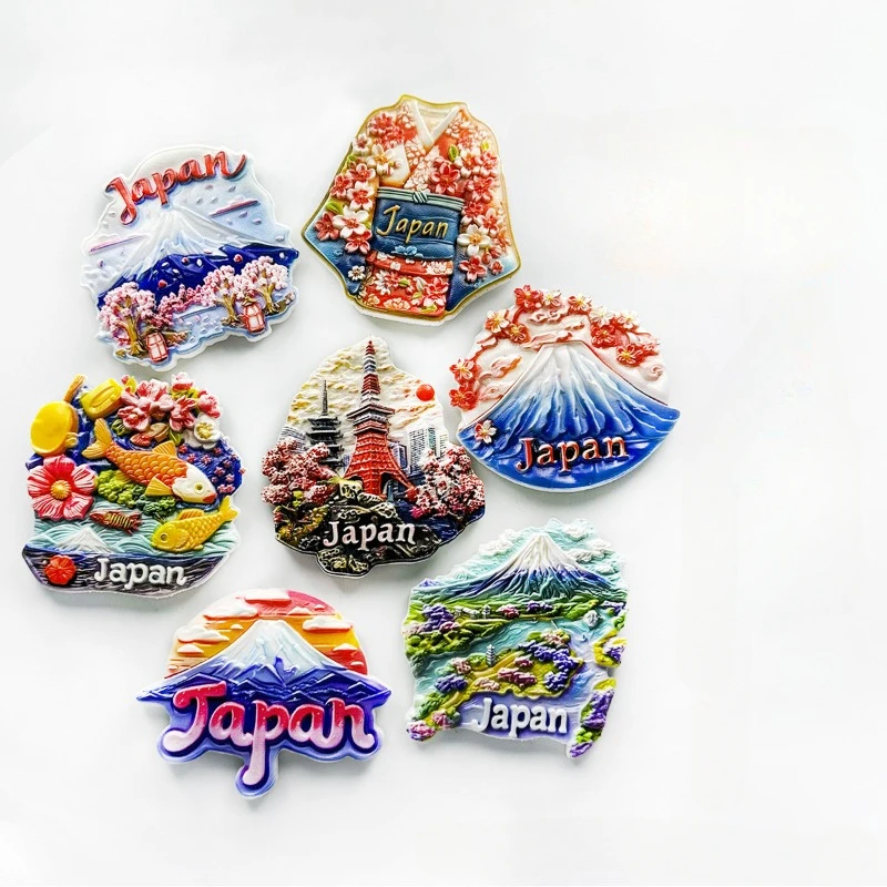 Home Decoration Refrigerator Stickers Japanese Souvenir Designer Collaboration Exquisite Gift High-end Feel