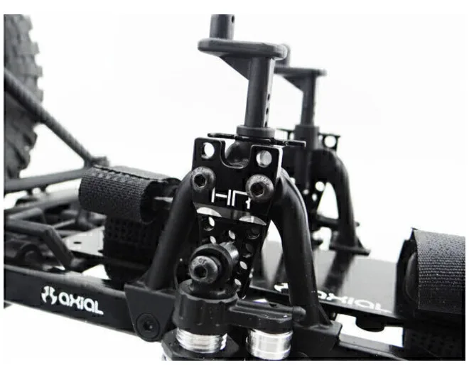 Hot Racing HRASCX28M01 Black Alum Adjustable Offset Multi Shock Mount for 1/10 Axial SCX10