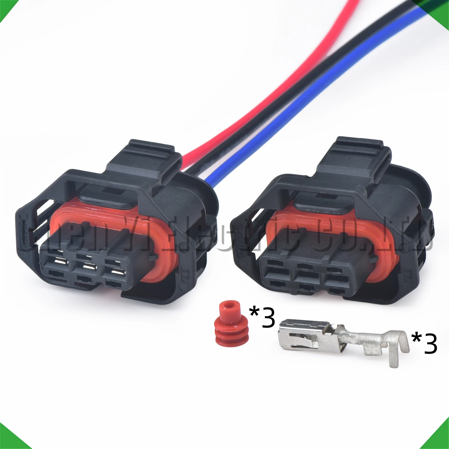 

3 Pin Automotive Connectors Measurement unit fuel injector camshaft intake pressure sensor Wire harness Plug 1928403968