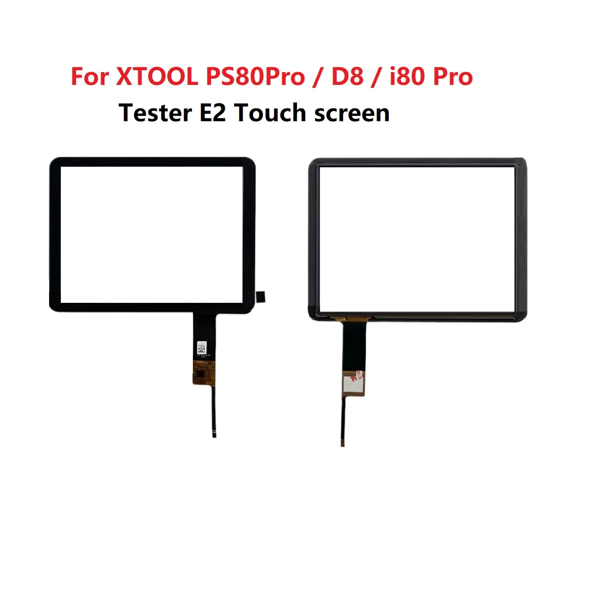 Touch panel For XTOOL PS80Pro / D8 / i80 Pro Tester E2 Touch screen digitizer Touch panel Sensor Glass Replacement