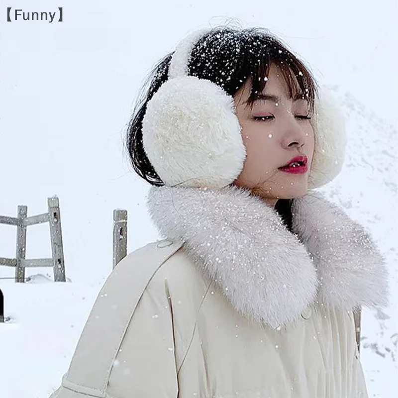 [مضحك] أغطية للأذنين كرتونية لطيفة وعصرية، أغطية للأذنين سميكة ودافئة للشتاء مضادة للتجمد