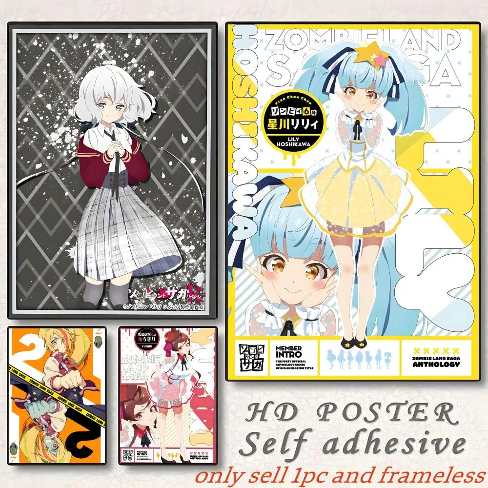 Cartoon And Animation Zombieland Saga-A Poster Gift with prints Home bedroom living room decoration promotion and display
