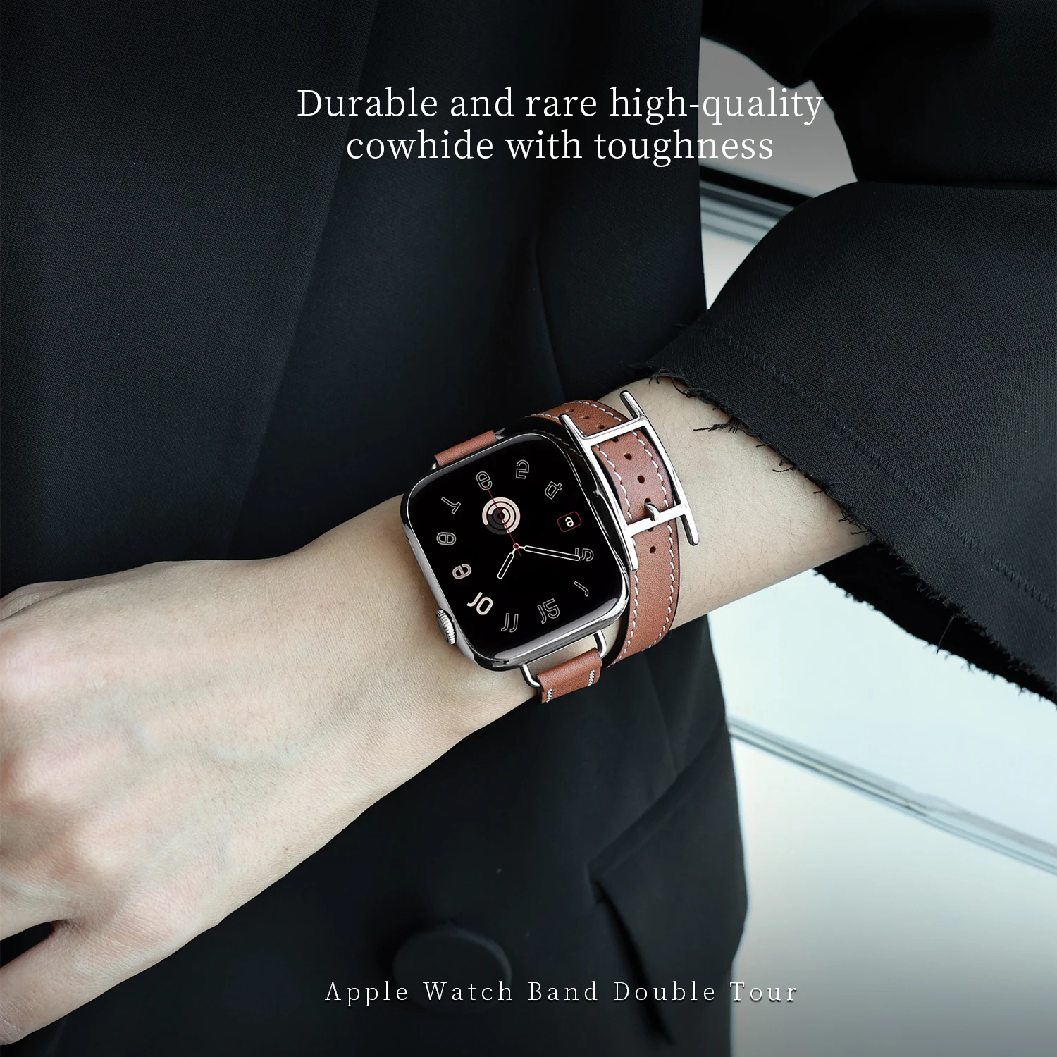 New Double Tour Hapi Attelage Band For Apple Watch Ultra 3 2 Strap Series 11 10 9 8 7 6 5 Se 3 42MM 45MM 46MM 49MM