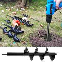 8cm Diameter Earth Auger Hole Digger Tools Planting Machine Drill Bit Fence Borer Petrol Post Hole Digger Garden Tool