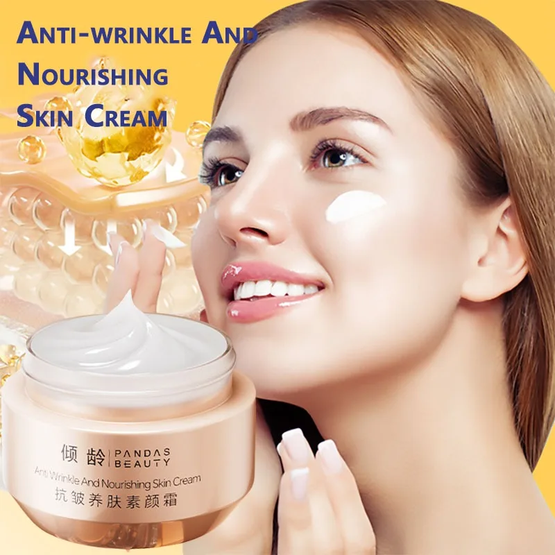 Crème nourrissante Anti-rides pour la peau, Base de maquillage hydratante, finition naturelle, primaire éclaircissant, peau terne, lisse et hydratante