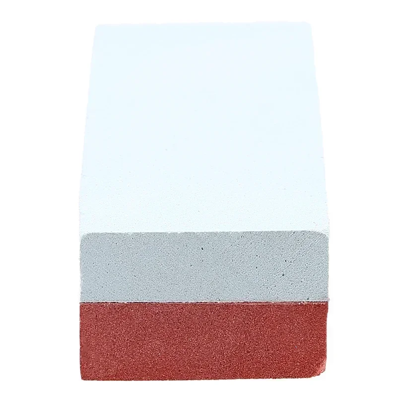 Mini pierre à aiguiser double face 9.8CM/3.8 pouces, aiguisoir de couteaux en pierre, outil de cuisine, aiguisoir de couteaux