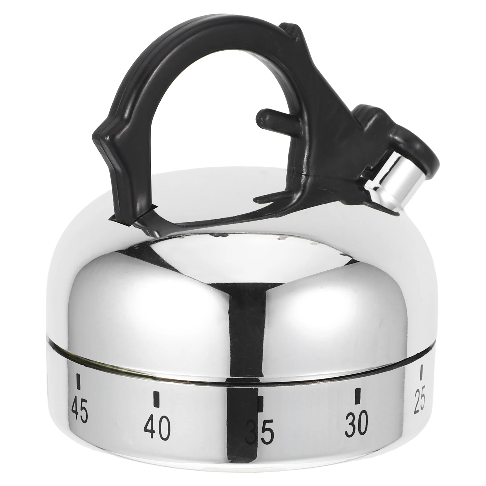 

Tea Kettle Kitchen Timer Mechanical Wind Up Manual Countdown 60 Minutes for Cooking Baking Study Vintage Fun Gadget