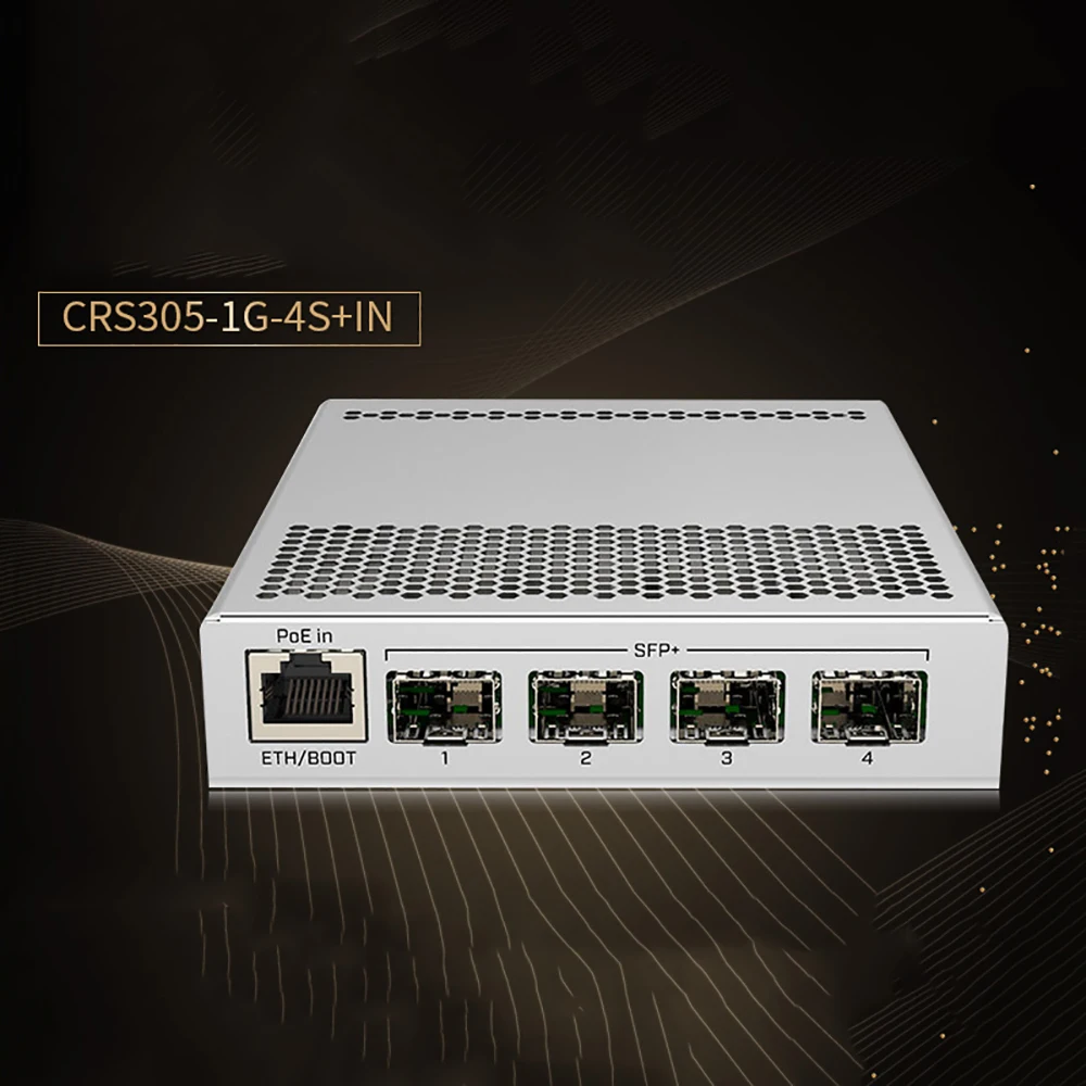 CRS305-1G-4S+IN SFP+ 10Gbps Five-Port Smart Managed Switch Dual System