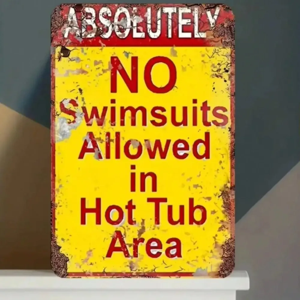 （2D Tin painting）ChuckleSigns Funny Tin Sign 