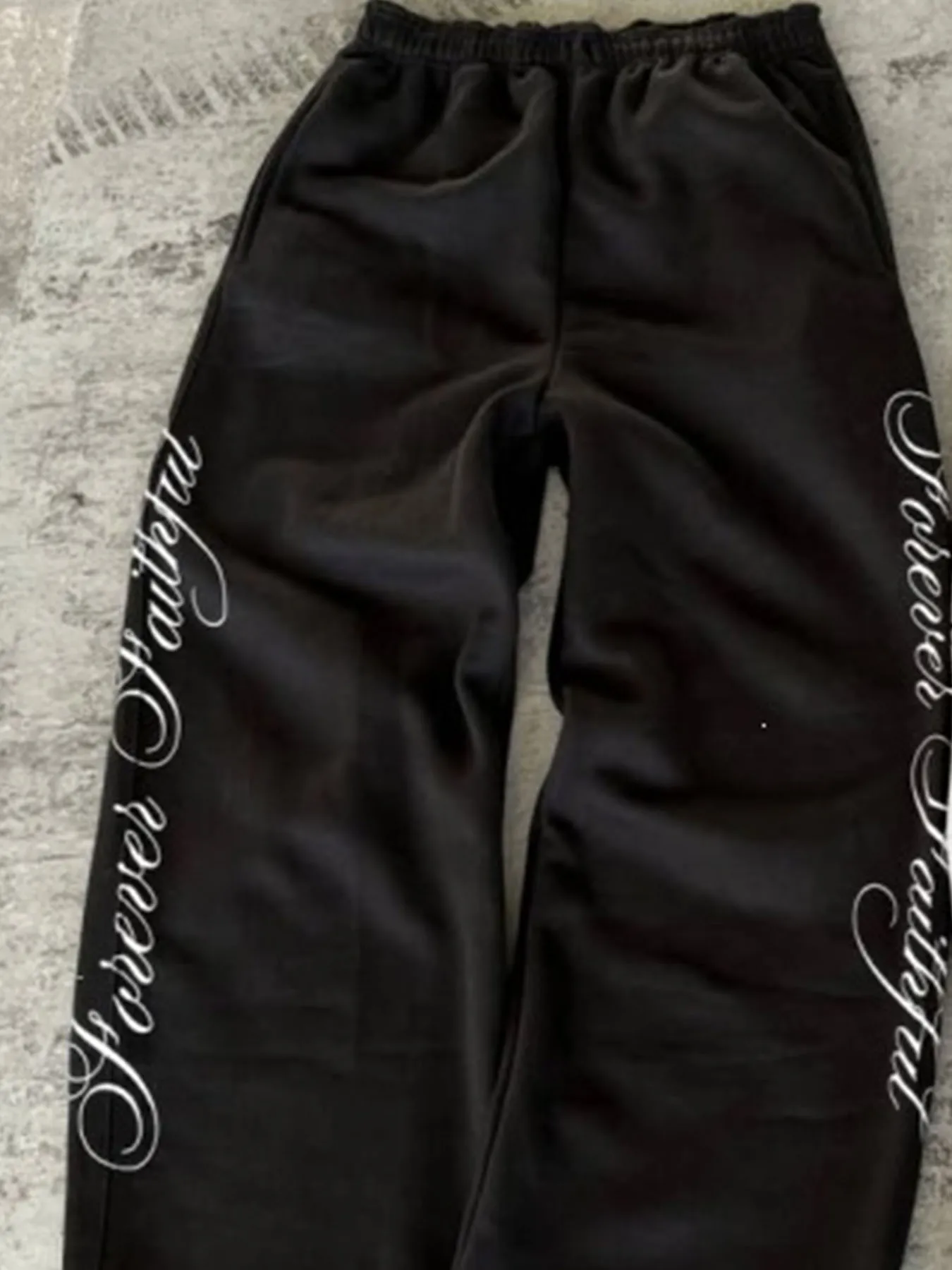 Summer Fashion Trend Classic Versatile Side Letter Printing Design Long Loose Casual Versatile Comfortable Pant Women's Clothe
